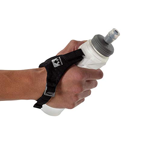 Nathan Pinnacle Lite Handheld 14oz Flask, Handheld Water Bottle for Marathons, Hiking, Ultra Running and Outdoor Activity