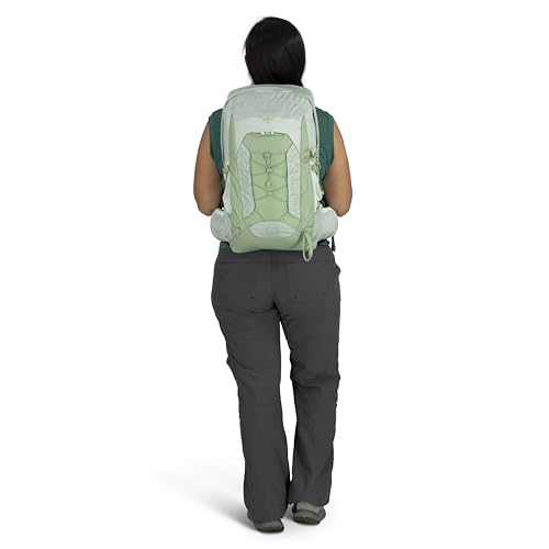 Osprey Tempest 11L Women's Lightweight Hiking Backpack, Green OS - color: Frosty Mint Green/Botanica, size: 11L - Standard Fit