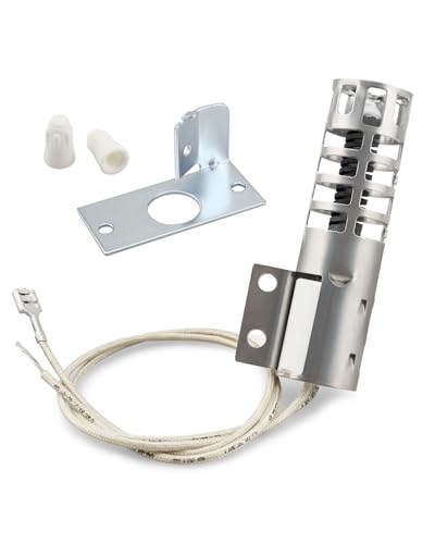 WB2X9154 Gas Stove Oven Igniter Fit for Rpoer/Kenmore/Hotpoint/GE Round Gas Range Ignitor, Replace 300259 WB00X6640 WB13K0001 WB13K10027,120V, 2.5-3.0A