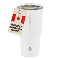 GROSCHE Yukon Triple Insulated Coffee Travel Mug with Lid, 20oz Cream White - color: Cream White, size: 20 Ounces