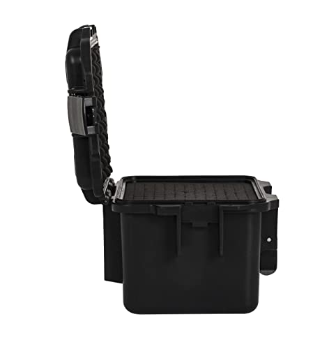 MEIJIA Premium Waterproof Hard Compact Camera Case,Hard Protective Case with customizable fit foam,Full Protection with Light&Convenient Design,Elegant Black (11.8"x9.82"x7.75") - size: 11.8"x9.82"x7.75"