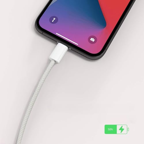 6 Inch USB C to USB C Cable Short Type C Charging Cable, 0.5 ft 6” White | Braided USBC Phone Charger Cord - size: 6 inches