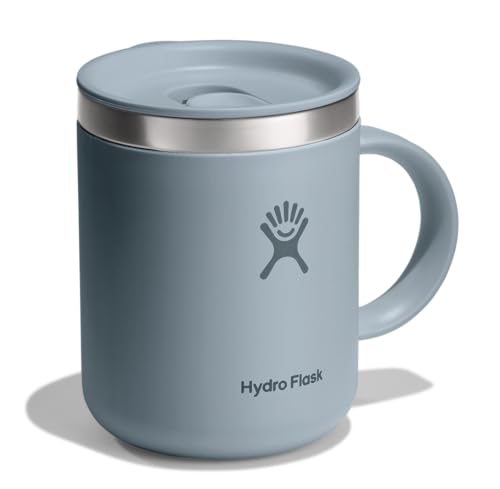 Hydro Flask Coffee Mug – Insulated Stainless Steel, Non Spill, Leak Resistant Travel Mug 12 Oz Shale Gray - color: SHALE GRAY, style: 12 Oz