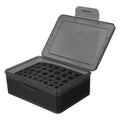 KALLORY Aa AAA Battery Storage Box Battery Holder Organizer Storage Case for 6.49 X 4.72 X 2.36 in Batteries Portable Carrying Bag for Home Kitchen Garage Warehouse Organization