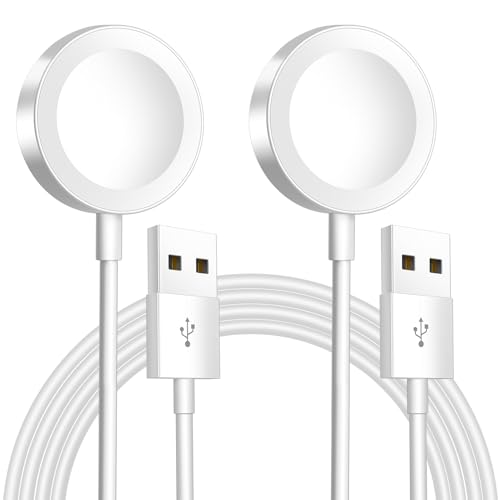 2026 Upgraded Magnetic Fast Charging Cable for Apple Watch Charger - color: White+White, size: 1.0M