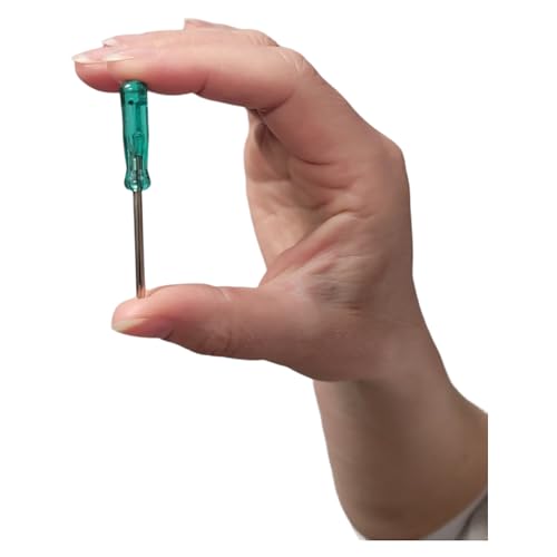 Mini Screwdriver Set Keychain with 3 Tools (12 Packs) (2.5") Miniature Metal Key Chains Includes 2 Flathead and 1 Crossing Screwdrivers in a Portable Pouch