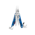LEATHERMAN Signal 19-in-1 Multi-Tool, Blue and Red | Ferrocerium Fire Starter, Emergency Whistle & Diamond-Coated Sharpener for Camping, Hiking & Survival, Made in USA - color: Blue/Red
