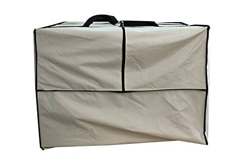 Outdoor Square Cushion/Cover Storage Bag, Protective Zippered Storage Bags with Handles, 32''L x 32''W x 24''H Beige - color: Beige, size: 32''X32''X24''