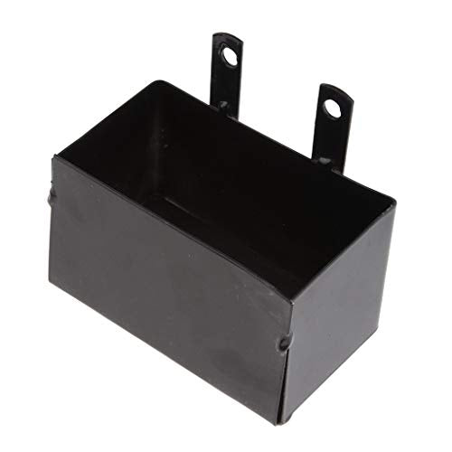 Kesoto Sturdy Metal Motorcycle Batteries Carrier Case Storage Holder Box for 50cc 70cc 110cc 125cc Dirt Bike ATV