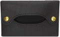 Black Pocket Tissue Holder - Tissue Holder | Travel Pouch for Tissue | Pocket Paper Towel | Tissue Bag Holder | Paper Towel Pu Leather Case | Paper Box Bag | Tissue Storage Bag Holders and Dispensers
