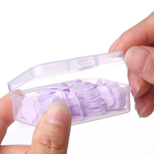 100Pcs Mini Portable Travel Soap Paper Sheets,Flower Shape Disposable Papers Soap Flakes, Cleaning Washing Hand Toiletry Paper Soaps Sheets，Foot and Hand Care，Cleansers，Hand Wash (Green)