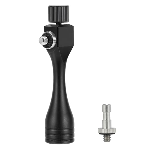 Binocular Tripod Adapter 1/4-20 Thread Quick Detachable Mount Suitable for Most Porro and Roof Binoculars (Black) Aluminium Universal Binocular Accessories Zhongzhen - style: Connection screws X2