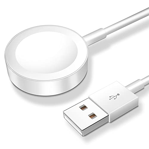 𝟐𝟎𝟐𝟔 𝐔𝐩𝐠𝐫𝐚𝐝𝐞𝐝 for Apple Watch Charger Magnetic Fast Charging Cable [Portable] Magnetic Wireless Charging Compatible with iWatch Series Ultra/9/8/7/6/SE/SE2/5/4/3/2-[1.2M] White - color: A-White, size: 1.2M