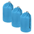 Drawstring Bag with Toggle Cinch Sack and Ditty Pouch Durable Ditty - color: Blue, size: 9x17inch