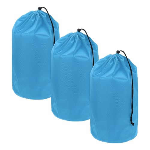 Drawstring Bag with Toggle Cinch Sack and Ditty Pouch Durable Ditty - color: Blue, size: 9x17inch