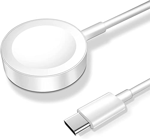 2026 Upgraded for Apple Watch Charger Magnetic USB C Fast Charging Cable | Wireless iWatch Chager Cable Dual-Chip Compatible with Apple Watch Series Ultra/SE/11/10/9/8/7/6/5/4/3/2-4.9FT,White - color: White, size: 1.5M