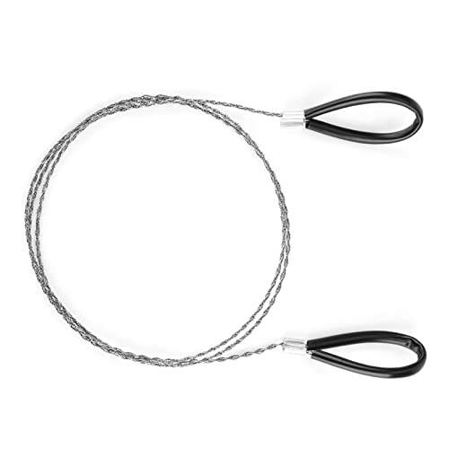 Emergency Steel Wire, Emergency Wire, Steel Wire Saw Scroll Travel Wire Rope Cable Survival Wire, for Cutting Wood Bone Rubber Plastic