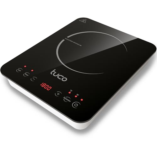 TUCO Portable Induction Cooktop Pro, 1800W Countertop Hot Plate Electric