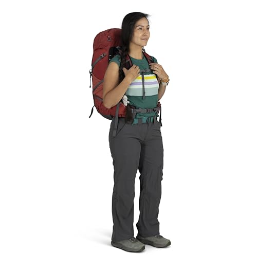 Osprey Tempest 33L Women's Lightweight Hiking Backpack, Blue OS - color: Anchor Blue/Atlas, size: 33L - Standard Fit