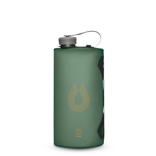 HydraPak Seeker Collapsible Camping Water Storage (2L, Sage Green) - color: Sage Green, size: 2 Liter