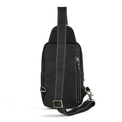 Le'aokuu Outdoor Casual Travel Hiking Crossbody Chest Sling Bag Rig One Shoulder Strap Bag Backpack 1315