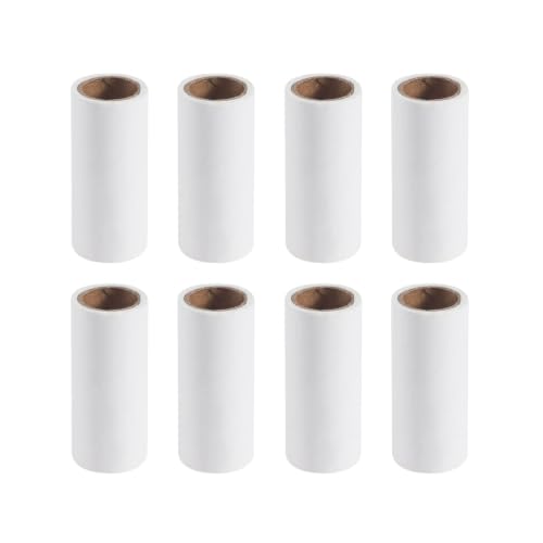 240 Sheets Mini Lint Roller Refills Travel Size Lint Remover Travel Essentials Pet Hair Rollers for Clothes Refillable Mini 8 Rollers - color: 240 Sheets Refills