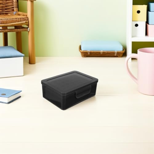 KALLORY Aa AAA Battery Storage Box Battery Holder Organizer Storage Case for 6.49 X 4.72 X 2.36 in Batteries Portable Carrying Bag for Home Kitchen Garage Warehouse Organization