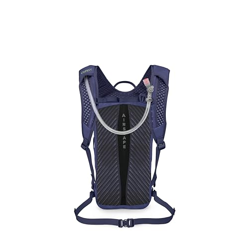 Osprey Berm Biking Backpack with Hydraulics Reservoir - Lightweight Hydration Backpack for Men and Women - color: Botswana Purple Dust Print, style: 8l