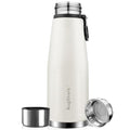 27oz Vacuum Insulated Stainless Steel Thermoses with Foldable Handle & Leakproof Lid, Slim Travel Coffee Cup for Hot/Cold Drinks, Fits Car Cup Holders - color: White-01-27oz