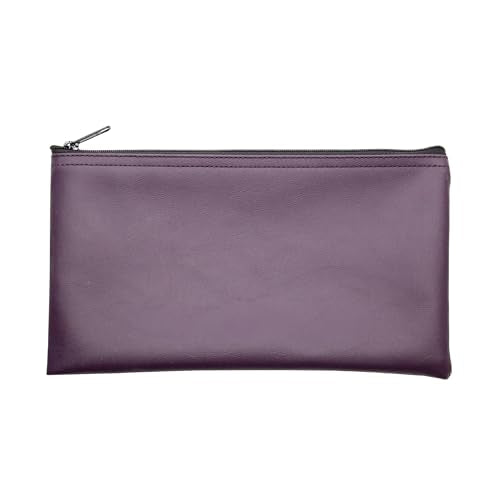 Multi-Purpose Zipper Bag, Purple, 11 x 6 Inch | Reusable, Travel Pouch, Lightweight, Makeup Organizer - color: Purple
