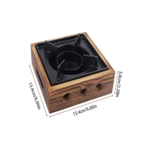Alcohol Camping Stove, Portable Aluminum Alloy Square Commercial Solid Fuel Stove, Household Old Dry stew hot Pot