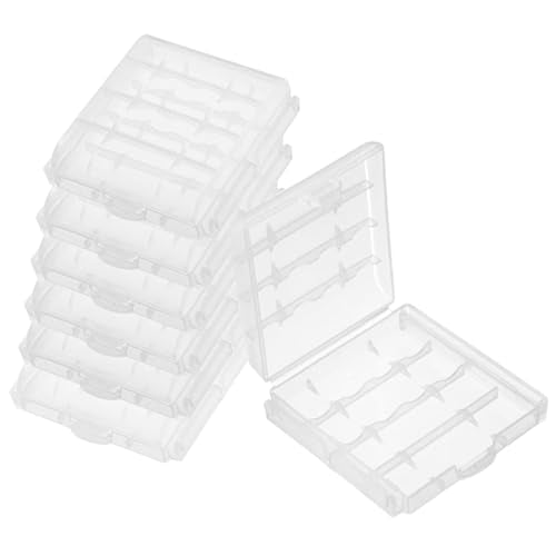 6pcs AAA Battery Storage Case Holder Box AA Battery Storage Case