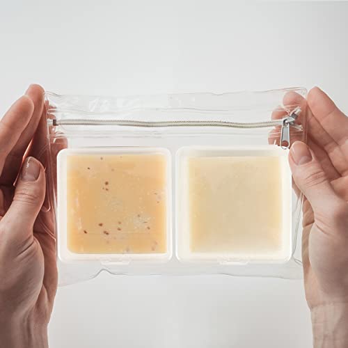 Soap Case Box, Vonpri Soap Dish Storage Holder for Shower Home Outdoor Traveling (1Pc Clear) - color: Clear