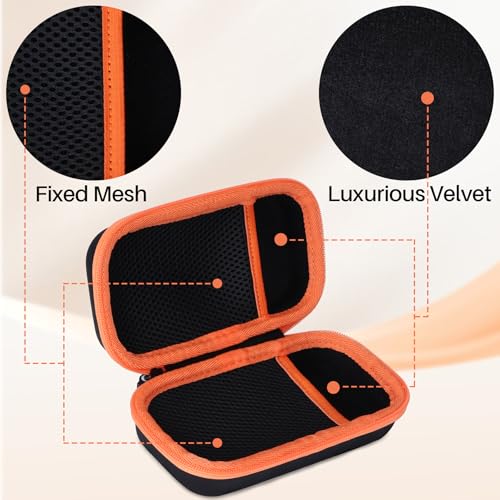 Lebakort Hard Case Compatible with Garmin GPSMAP 67 / 67i / 66i / 79sc / 65 / 86sci / 65s / 66s / 66st Button-Operated Rugged GPS Handheld (Black Case) - color: Black Case