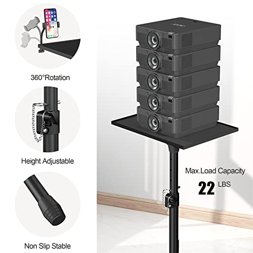 Facilife Projector Stand - Adjustable Height 22 to 63 Inches, Tripod for Laptop & Projector, Outdoor Movies - size: 22-63 Inches