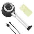30X Handheld Magnifier Loupe Magnifying Glass Coins Jeweler Supplies - style: 30X-1.41in