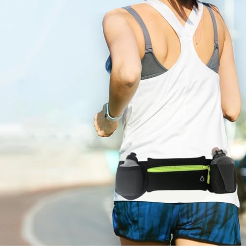 Azarxis Running Water Bottles Flask BPA Free Leakproof Hydration Vest Packs Waist Belt Replacement for Triathlon Marathon Hiking Cycling Climbing Runner - color: #1 280ml / 9.5oz - 2 Pack