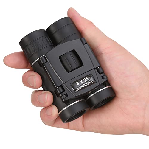 8x21 Mini Binoculars, Portable Compact Binoculars for Adults Kids | Compact Binoculars, Suitable for Bird Watching, Hunting, Travel, Sporting Events and Theater - size: 8X21