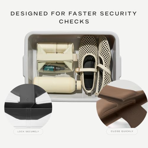 Cadence Parcel - Clear Travel Kit with Zipperless Magnetic Closure - Cove, Extra Large - Durable, Leak-Resistant and TSA Approved Toiletry Bag - Modular Organization - Recycled TPU (4 Qt) - color: Cove, size: Extra Large