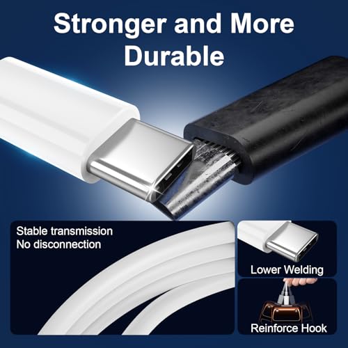 6inch USB A to USB C Cable, 3Pack Type C Charger Cord for iPhone 17/16/15 - size: 0.5FT