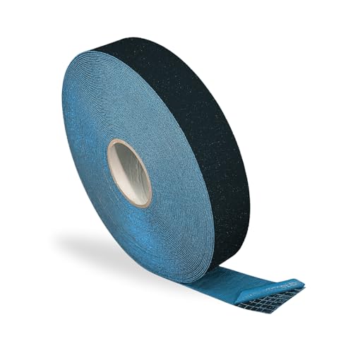 DuraMark RPT-750 Reflective Pavement Marking Tape, Black, 2 in x 108 ft | Permanent rubber base bonds to asphalt and concrete; glass-bead reflectivity improves low-light visibility. - color: Black, size: 2 Inch x 108 Ft