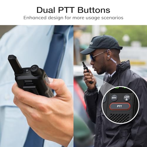 BAOFENG GT-18 Walkie Talkies for Kids Adults Ages 3-12 License Free, 3 Pack - color: Dark Black
