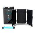 Paleblue Approach 2 Portable Solar Panel Charger – 21 Watts – Triple Panel Foldable Solar Charger with Dual USB Ports, Grip Cords & Stash Sleeve - Camping, Hiking, Backpacking & Off-Grid Outdoor Power
