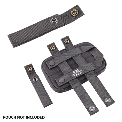 MOLLE Straps with Snaps for Backpack - MOLLE Attachment Straps - MOLLE Webbing Accessories - MOLLE connectors - MOLLE Pack Straps - Tactical Strap Connectors - color: OD Green