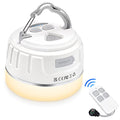 Sinvitron LED Camping Lantern Rechargeable with Remote Control - 1000LM 150H Runtime Tent Light, 5200mAh Water-Resistant Emergency Light for Hurricane Power Outages, Hiking Home - style: 1Pack White