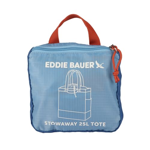 Eddie Bauer Stowaway Packable Tote Bag - color: Coast