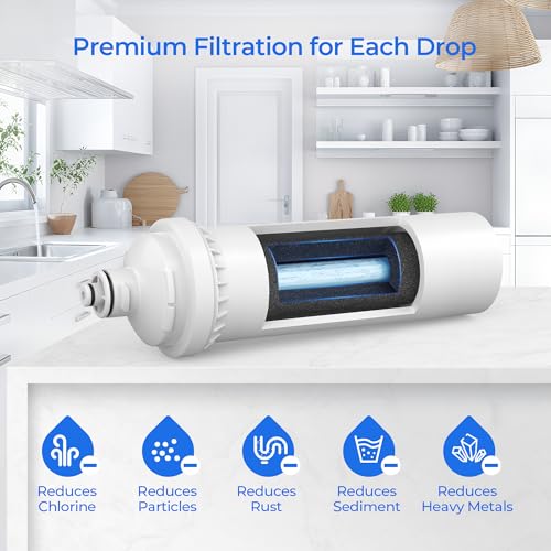 Oceanloch-m Water Filter Replacement, 2-Pack | Compatible with C Pure Oceanloch-m Filtration System 790OCLOCARTM, 1 Micron Rating, 1.67 GPM Flow Rate