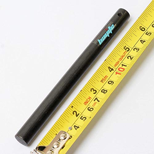 1/2 Inch X 6 Inch Large Ferro Rods Ferrocerium Rod Drilled Survival Fire Starter Flint Steel with Toggle Lanyard Hole for Camping Emergency