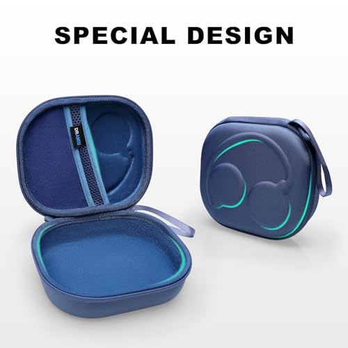 Hard Case for Bose QuietComfort, QC, QC 45 Headphone, Blue | Compatible with Bose QC Ultra, QC 35, QC 35 II, QC45 SE, QC SE Over Ear Noise Cancelling Headphones, Travel Storage Bag - color: Blue