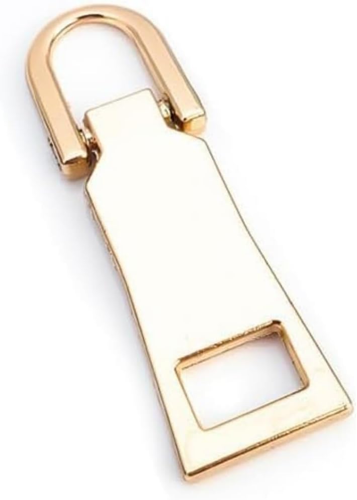 Zipper Pull Replacement Kit, Pull Replacement Repair, Zipper Slider Tab for Luggage Backpack Jacket Suitcase Coat Sewing Notions and Supplies (Gold) - color: Gold